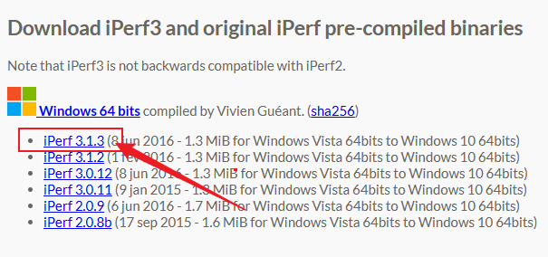 iperf3局域网测速